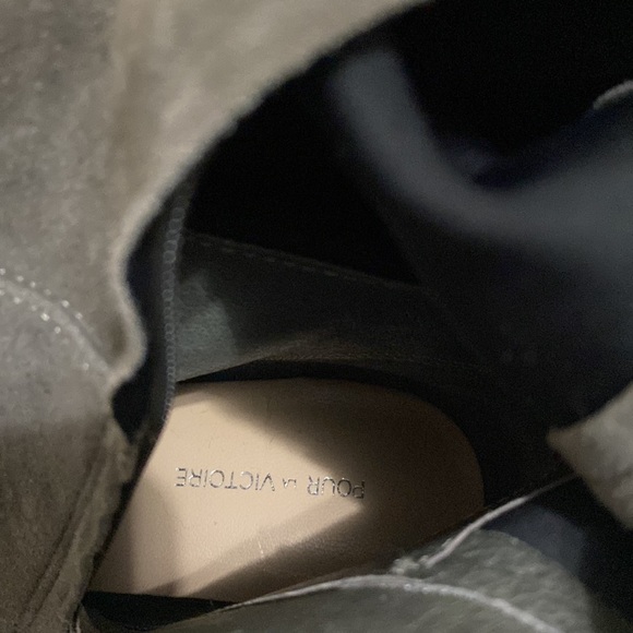 Pour La Victoire Caterina Suede Over the Knee Pointed Stiletto Boots Women’s 6 - Picture 8 of 9